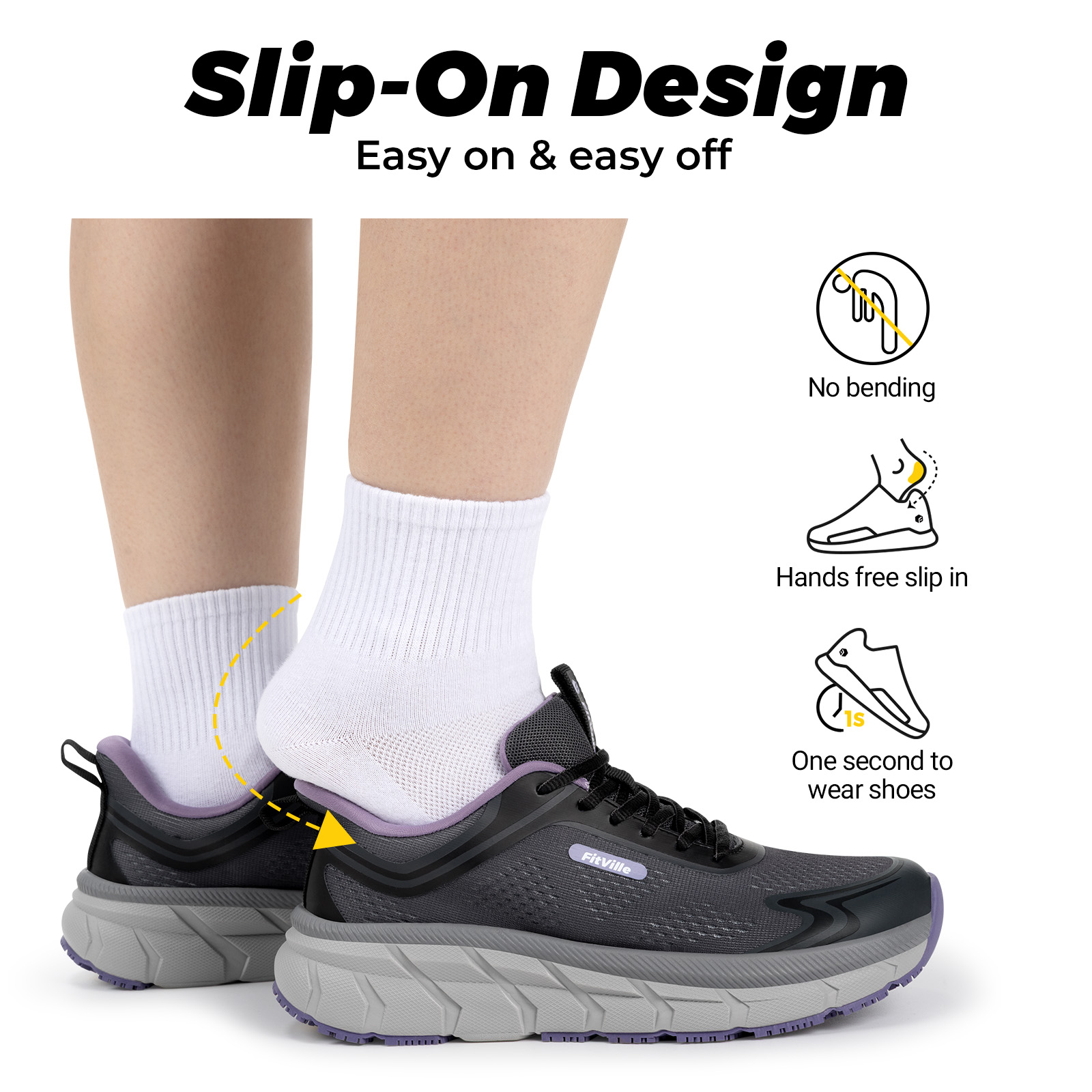 Fitville Women's Sports Shoes  - Breathable Mesh Athletic Shoes review and price