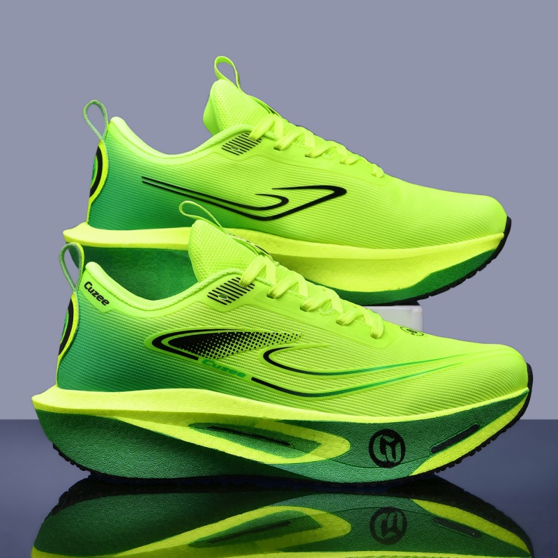 Men Running Shoes Carbon Board - Breathable Mesh Athletic Shoes review and price