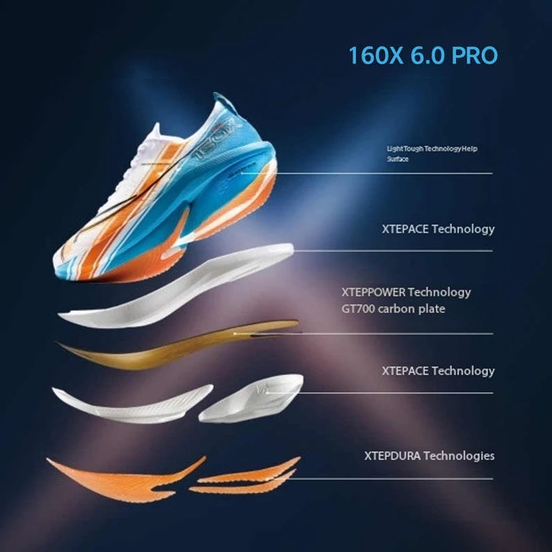 Xtep 160X 6.5 PRO Running Shoe - Carbon Plate Marathon Racing Shoes review and price